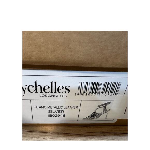 Seychelles Te Amo Ankle Wrap Sandal Metallic Leather Size 8 NIB Ankle Strap Ties - Picture 14 of 15